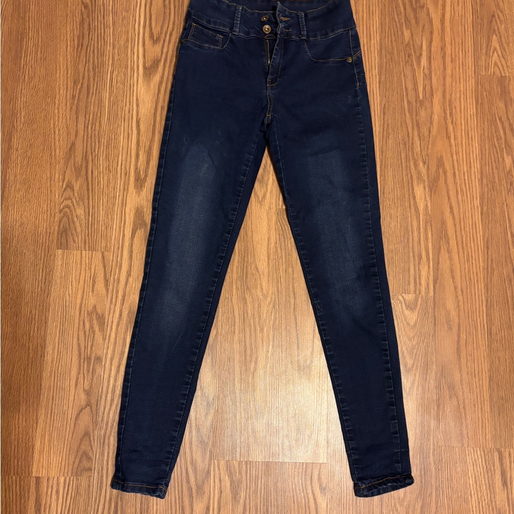 Women's Dark Blue Skinny Jeans